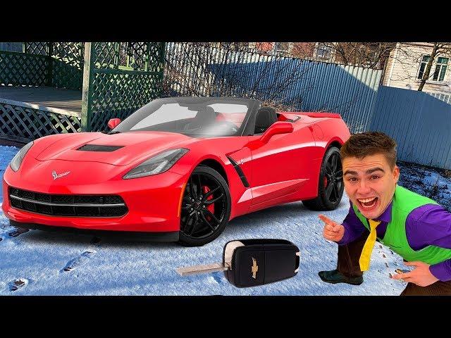 Mr. Joe found Car Keys of Corvette C7 Stingray in Pool VS Green Man & Red Man 13+