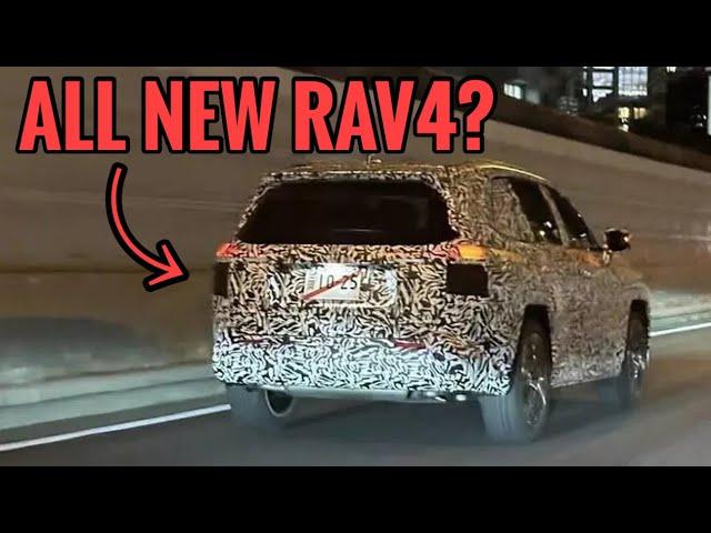 BREAKING! Next Generation Toyota RAV4 Spotted?