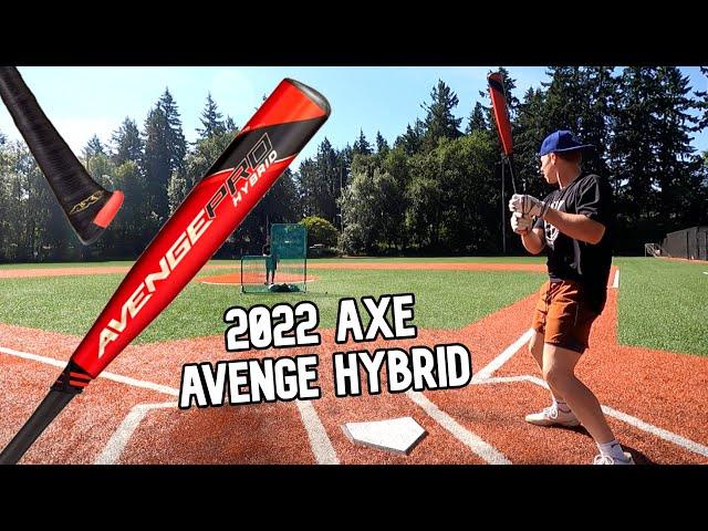 Hitting with the 2022 AXE AVENGE HYBRID BBCOR | Baseball Bat Reviews