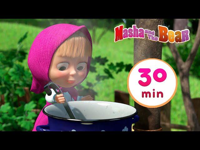 Masha and the Bear  YES, IT'S RECESS!  Best 30 min ⏰ cartoon collection  Jam Day День варенья