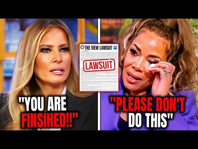 Sunny Hostin CANCELED From 'The View' After Melania Trump SUES For $100M