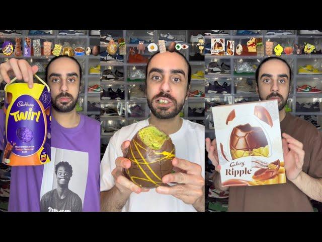 Food ASMR EXOTIC Easter Eggs Compilation MUKBANG 