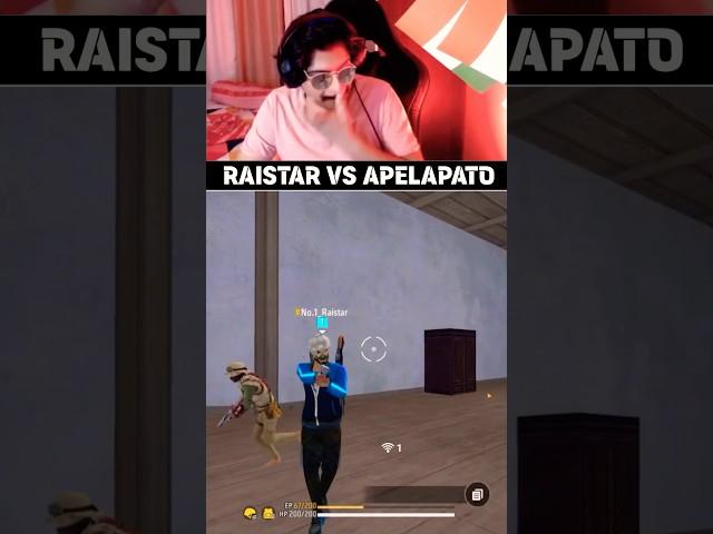 RAISTAR VS APELAPATO 1 VS 1 ONE TAP GAMEPLAY #shorts #raistar #short #gyangaming #apelapato
