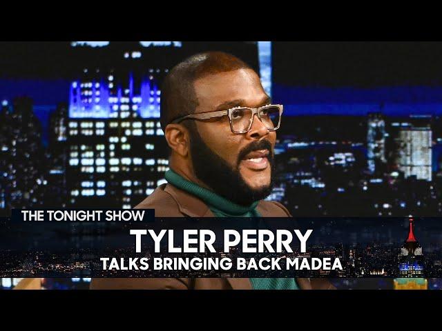 Tyler Perry Talks Bringing Back Madea Before Jimmy Teaches Him the Word "Rager" | The Tonight Show