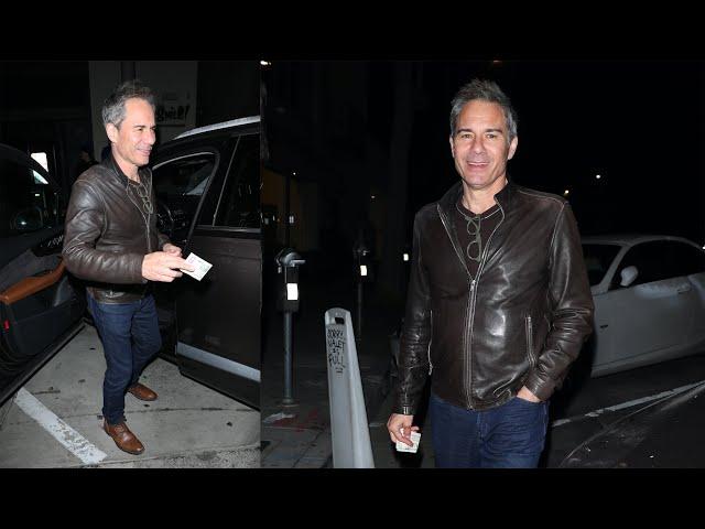 Actor Eric McCormack is all smiles as he steps out for dinner in WeHo!