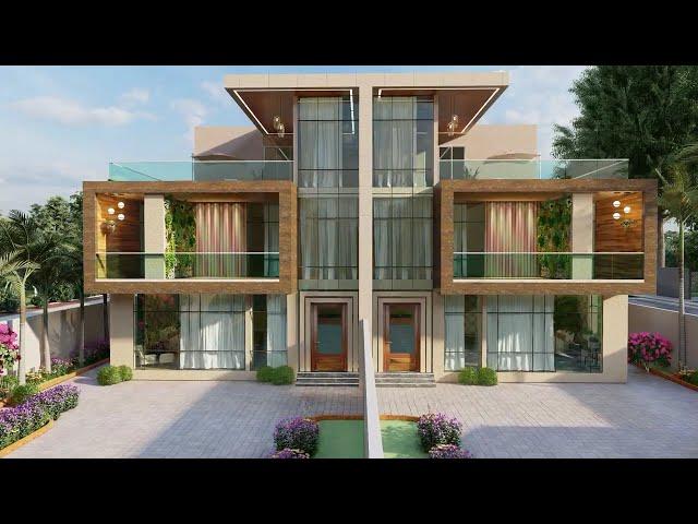 Modern Twin  Villa Walk-through