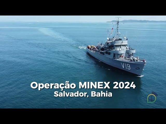 Marinha realiza Operação “MINEX 2024 Salvador”