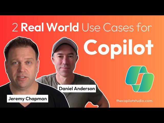 Jeremy Chapman - 2 Real World Examples of how Copilot is enhancing workflows