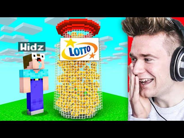 FAKE LOTERIA LOTTO TROLL na WIDZU XD | Minecraft Extreme