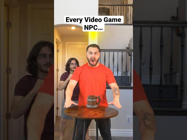 Every Video Game NPC… #gaming #shorts