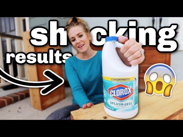 Modernize OUTDATED furniture NOW with $1 bleach  (my secret!)