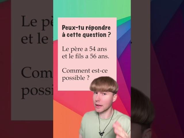 Un test de logique 
