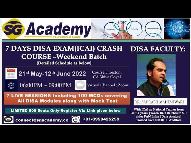 How to Clear DISA Exam by ICAI for CA Members in July 2022