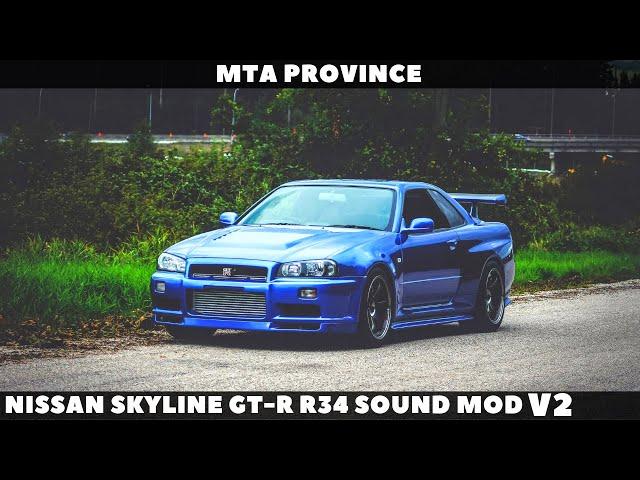 Nissan Skyline GT-R 34 Sound Mod v2 [MTA Province]