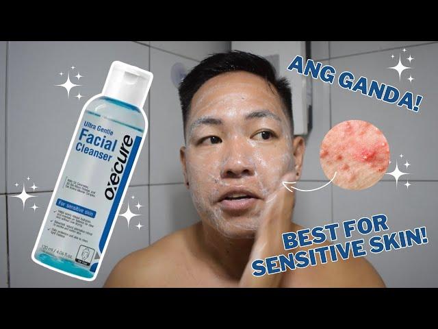 OXECURE ULTRA GENTLE FACIAL CLEANSER REVIEW FOR ONE MONTH!  - BEST FOR SENSITIVE SKIN AND BREAKOUTS!