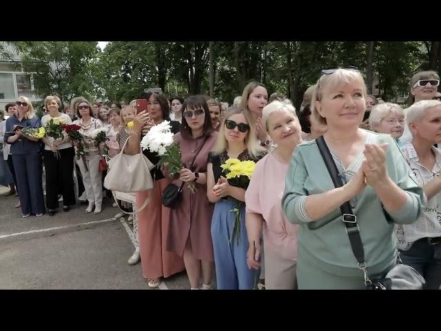 Возвращение в родную школу. Открытие мемориальной доски Г.А. Акининой.