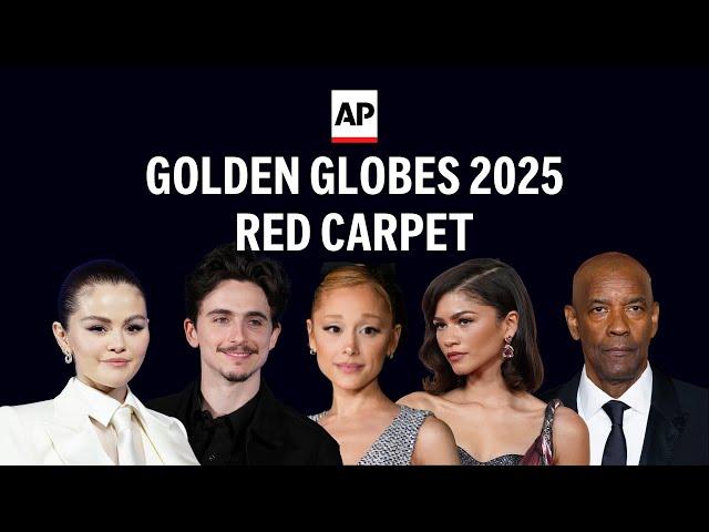 Golden Globes 2025: Red carpet fashion cam