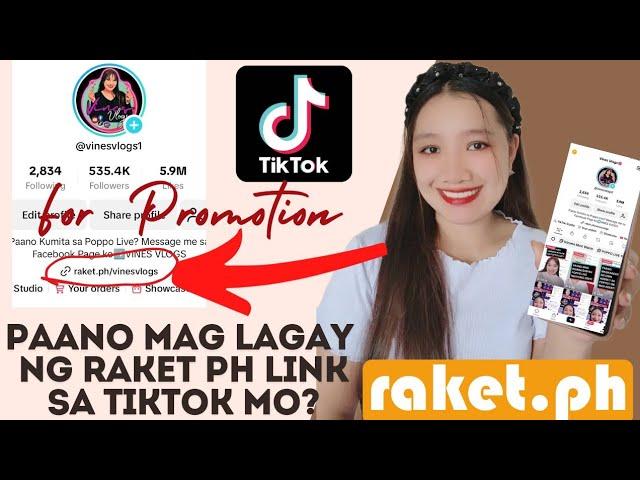 Paano mag lagay ng Raket Ph Link mo sa Tiktok Account? #Raketph2024 #digitalproduct