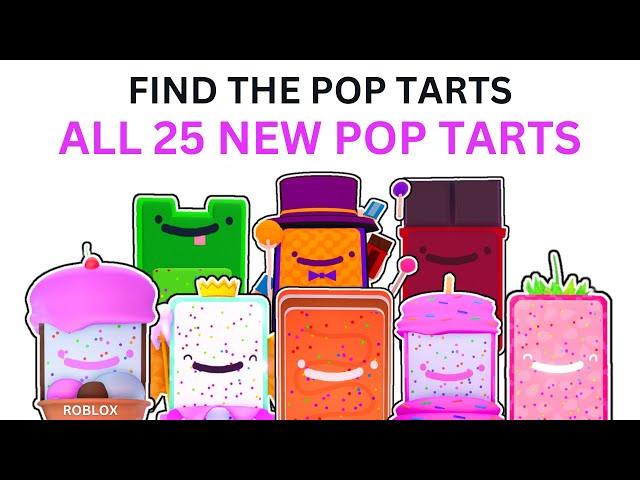 How To Find All 25 New Pop Tarts in Find The Pop Tarts Candy Dimension | Roblox