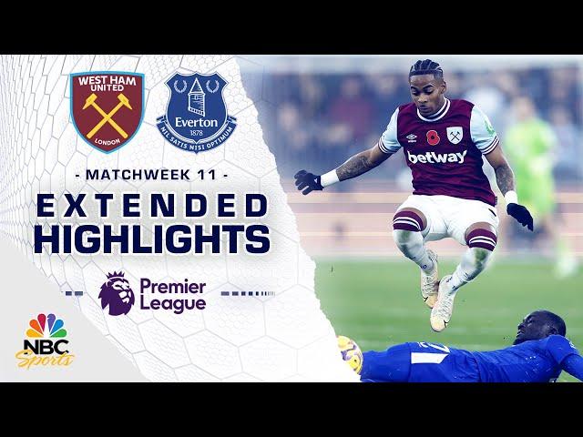 West Ham v. Everton | PREMIER LEAGUE HIGHLIGHTS | 11/9/2024 | NBC Sports