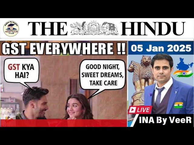 The Hindu Analysis 05 January 2025 | Newspaper Editorial Analysis | Current Affairs Today in Hindi