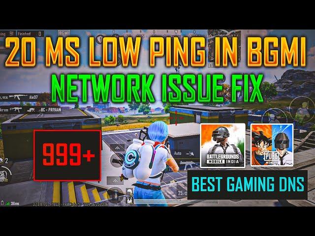  GET 20 MS LOW PING | Network Issue Fix 2024 | High Ping Problem Fix | Best Gaming Dns