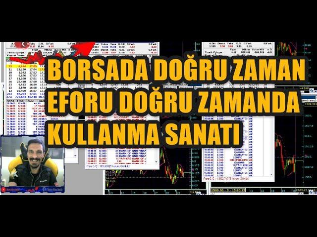 BORSA'da Doğru zaman Efor'u Güzel Kullanma Sanatı Kısa , orta ve uzun vade borsa yatırımcıları için