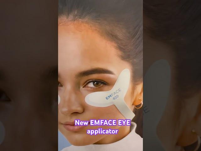 Dr.Avaliani at IMCAS 2025 showing new EMFACE EYE applicator #emface #emfaceeye #eyebaglaser