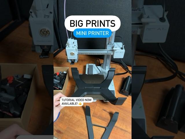 3D PRINT BIG on SMALL PRINTER #3dprinting #bambulab