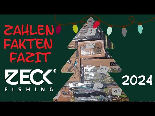 Zahlen Fakten Fazit vom Zeck Raubfisch Adventskalender 2024 !