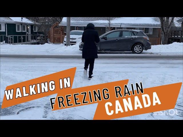 Freezing Rain In Nova Scotia || 2nd  Snow Storm of 2022|| Nova Scotia Life