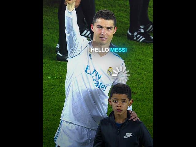 Messi Meets Ronaldo And His Son ️‍🩹