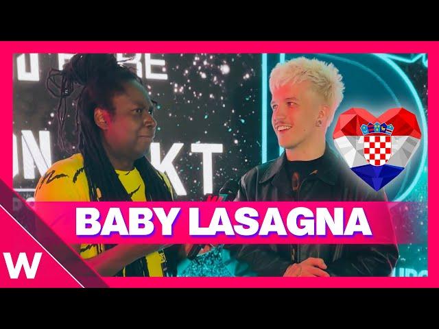  Baby Lasagna (Croatia) - "Rim Tim Tagi Dim" Interview | London Eurovision Party 2024