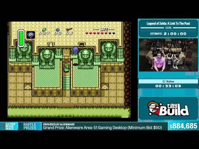 Legend of Zelda: A Link To The Past by Xelna in 1:45:35 - Summer Games Done Quick 2015 - Part 154