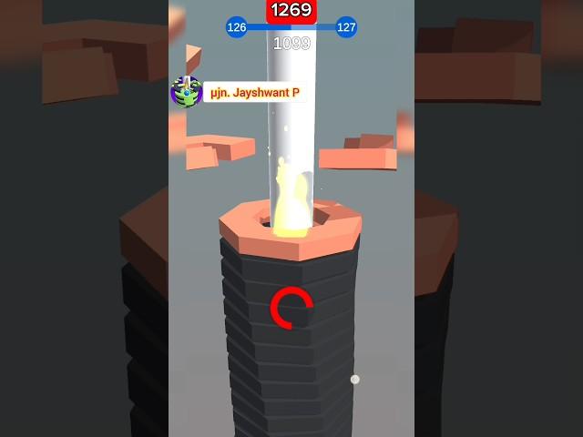 level 1269 happy stack ball game  #totalgaming #gaming #gameplay #ballgame #stackable #shorts
