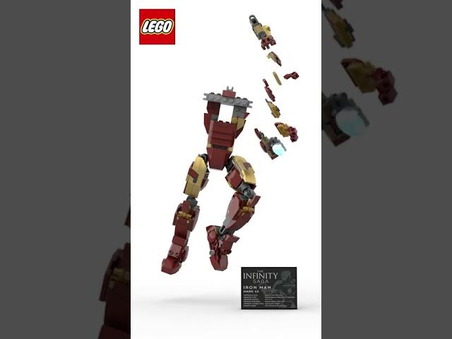 LEGO Marvel Iron Man Figure 레고 아이언맨 피규어 [76206] #Shorts