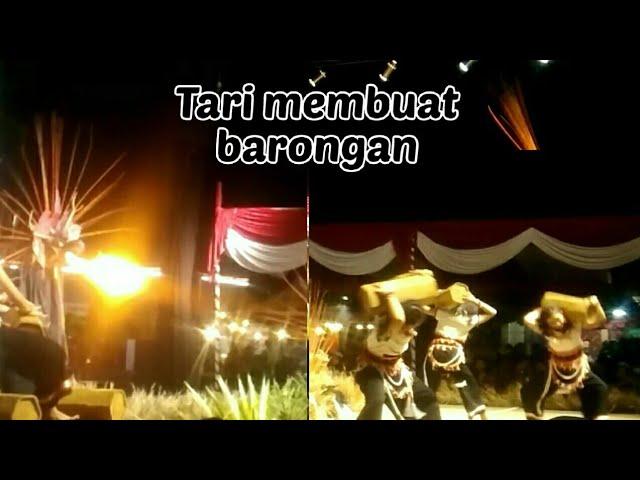 Tari membuat barongan @Damar Dono Channel