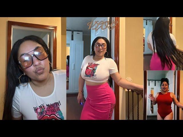 VLOG || MINI TRYON HAUL // SHEIN BATHING SUITS // UNBOXING