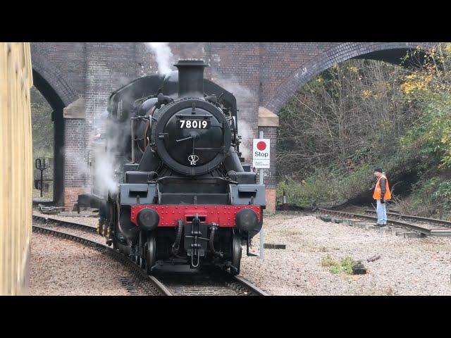 A day on the GCR. 78019, 73156, M79900 and drivers-eye view.