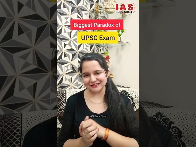 Biggest Paradox of UPSC Exam | IAS IPS | Answer Writing