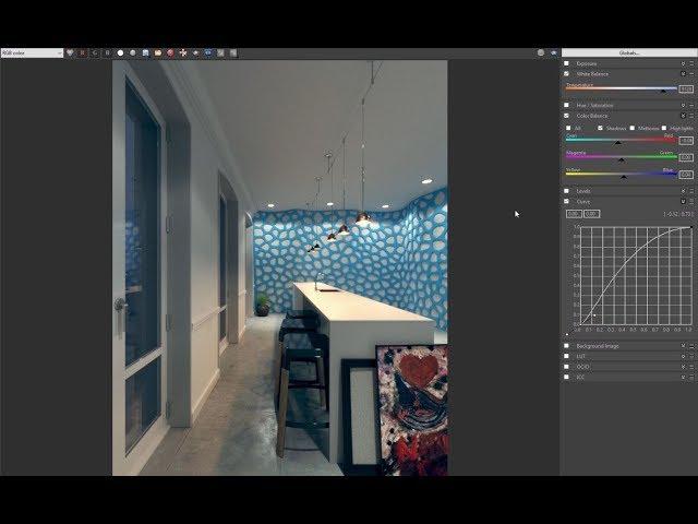 V Ray for Rhino — Tutorial Interior Night Lighting