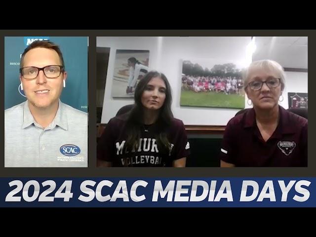 2024 SCAC Fall Media Days – McMurry University Volleyball