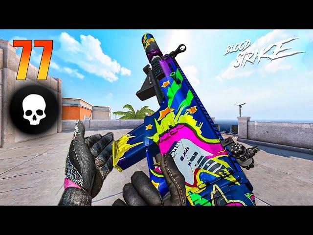 BLOOD STRIKE - SCAR ROCK and ROLL SPIRIT - 77 KILLS INSANE GAMEPLAY ULTRA GRAPHICS 4k