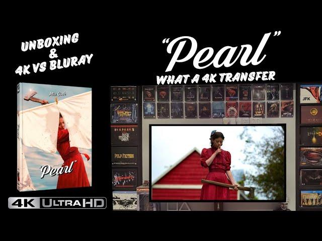 Pearl 4k Ultra HD Bluray Collector's Edition Mediabook Unboxing & 4k Comparisons. (4k Vs Bluray)