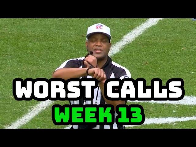 Top 7 Worst Referee Calls of Week 13 | NFL 2020 Missed calls