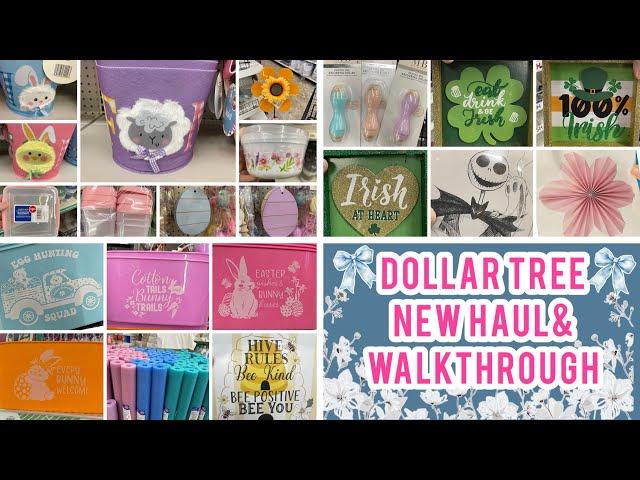 NEW DOLLAR TREE HAUL & WALKTHROUGH #dollartreehaul #dollartreefinds #dollartree #dollartreediy #diy