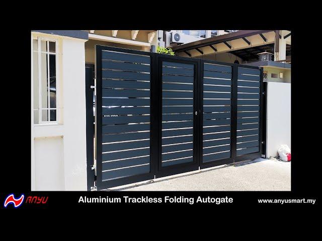 An Yu Aluminium Trackless Folding Autogate | Au Yu Smart Gate