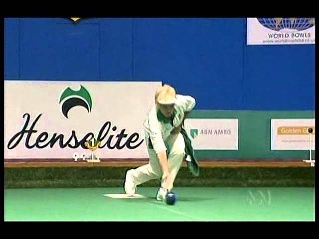 Lawn Bowls: World Indoor 2007 Warilla Nardella Aus Vs Trigwell Sth Afr