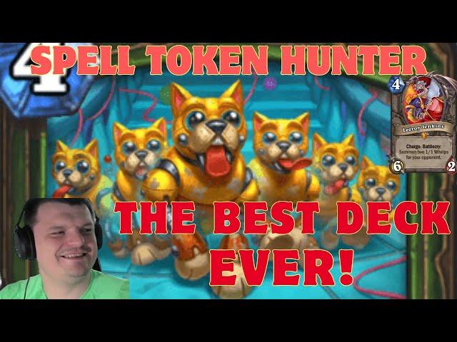 The Best Deck Ever! - Updated Spell Token Hunter - Hearthstone: WW Patch 29.2.2 - Stream Recording