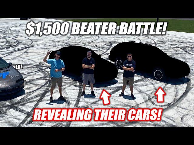 James and Cooper Reveal their $1,500 Cars to Battle my CHEAP Camaro Z28!!!